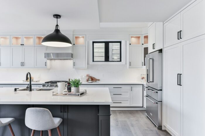 white wooden kitchen cabinet with sink and cabinet