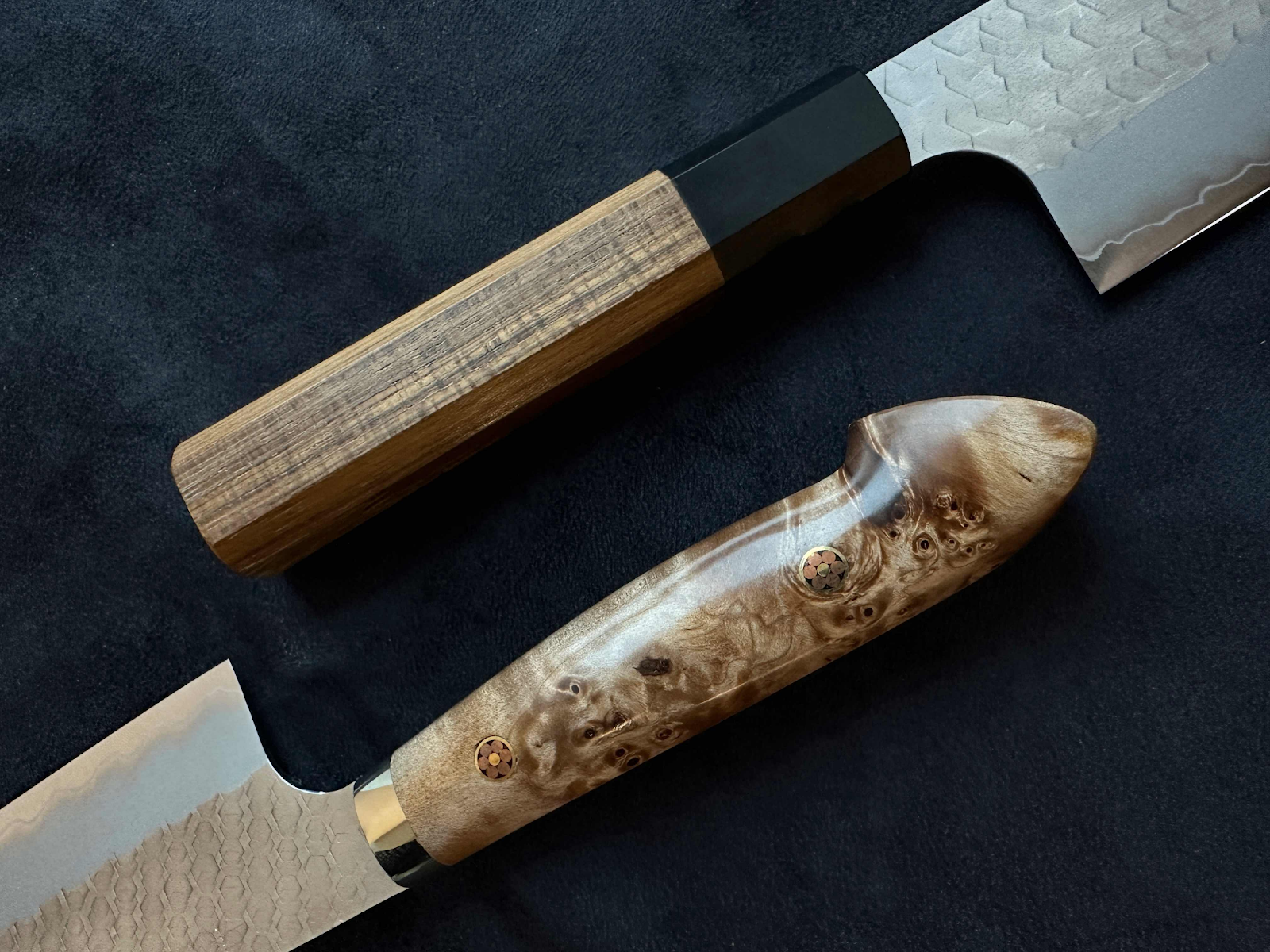 Don't forget to clean the wooden handle of your blades to achieve clean knives